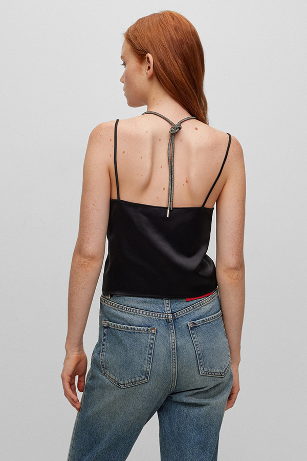 ΜΠΛΟΥΖΑ TOP HUGO - 001 ΜΑΥΡΟ